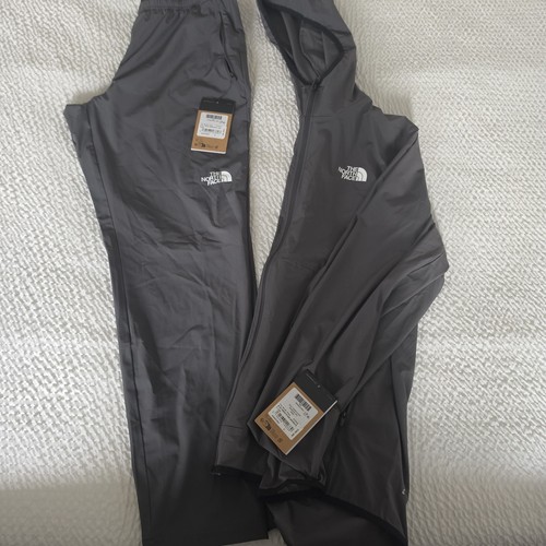 North face mens grey tracksuit - north,