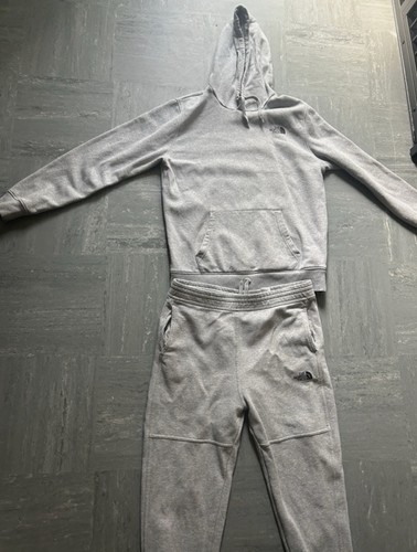 Grey northface tracksuit - northface,